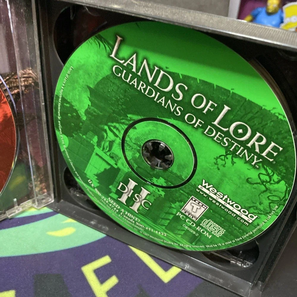 Lands of Lore: Guardians of Destiny Windows PC CD-ROM, 1997, 4-Disc Set